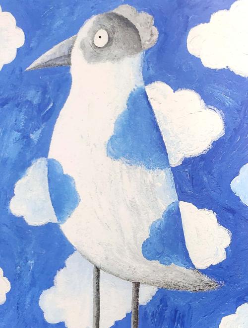 绘本故事:献给孤独生活的孩子们——《蓝色的天空》