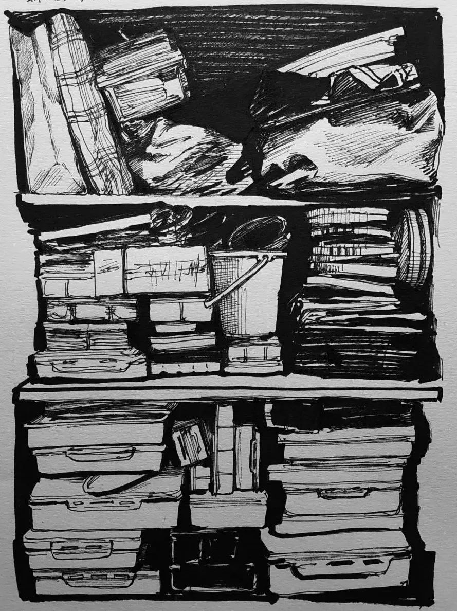 19视传素描习作汇报三创意速写练习