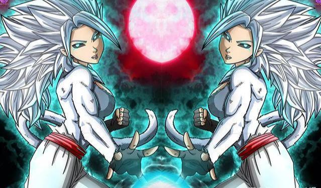 龙珠女版超级赛亚人五亮眼一身白色毛发第一眼就爱了