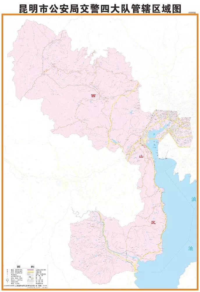 昆明西山区辖区范围图片