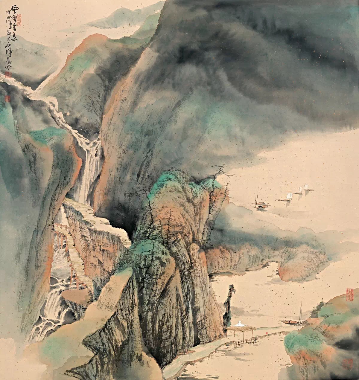 晏明:畅神于诗情彩墨山水间_作品