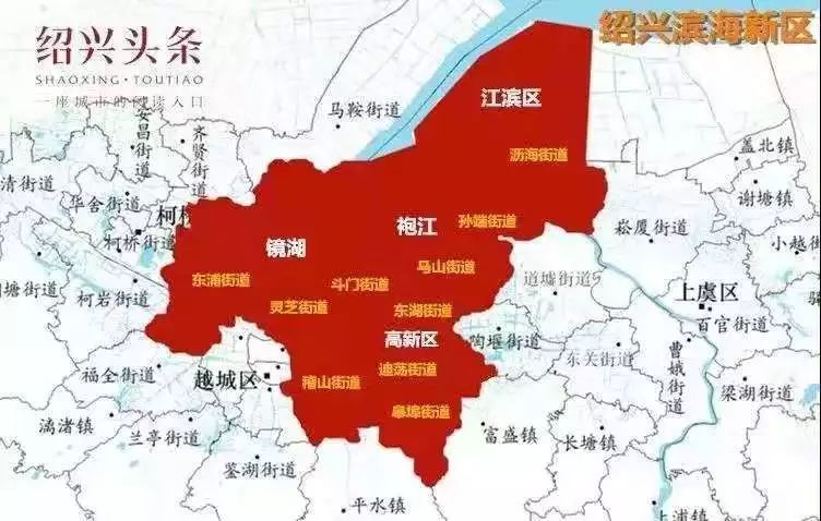 绍兴市滨海新区规划图图片