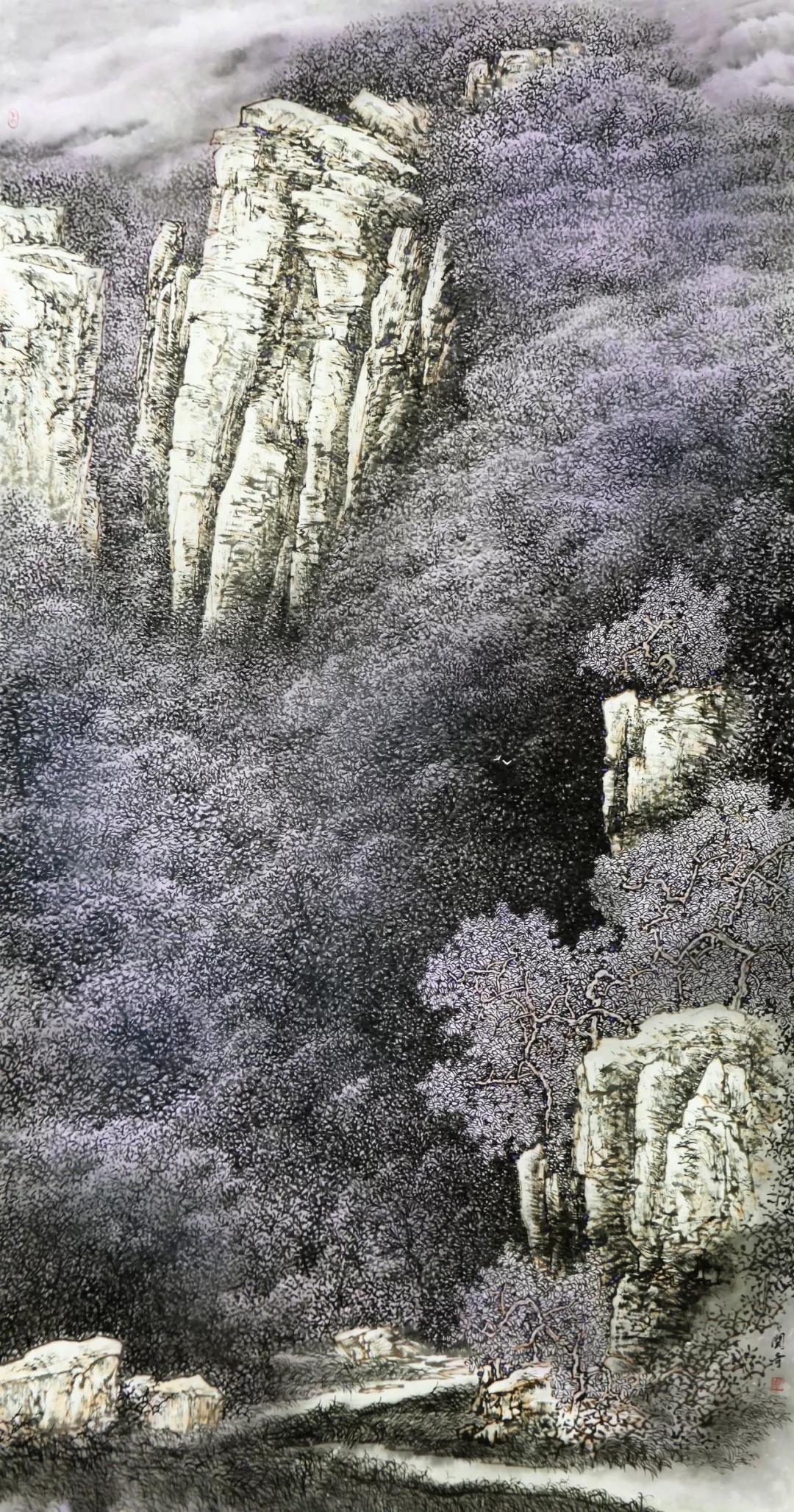 【画廊推荐】画家关奇:溪山诗画 本色演绎