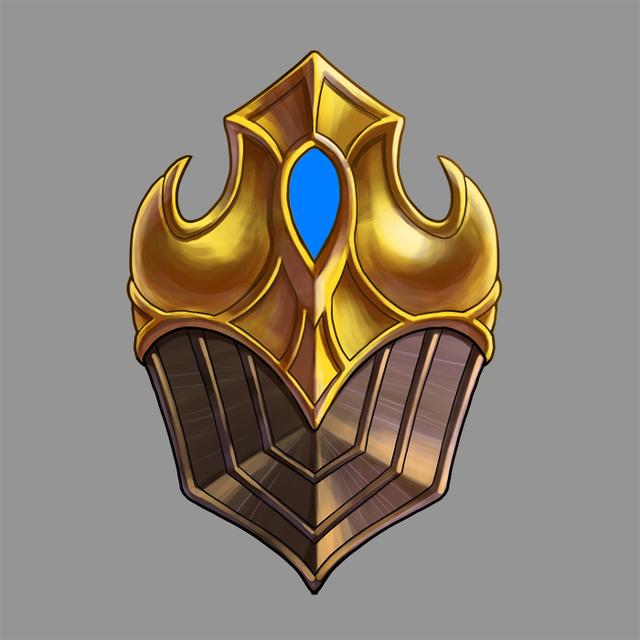 王者盾牌的绘画技巧想要从事绘画行业的一定要看看