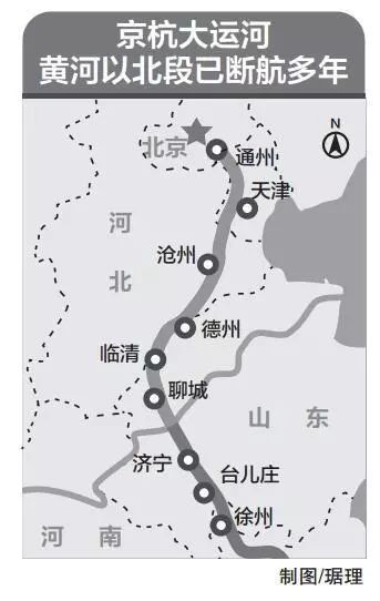 京杭大运河德州段地图图片