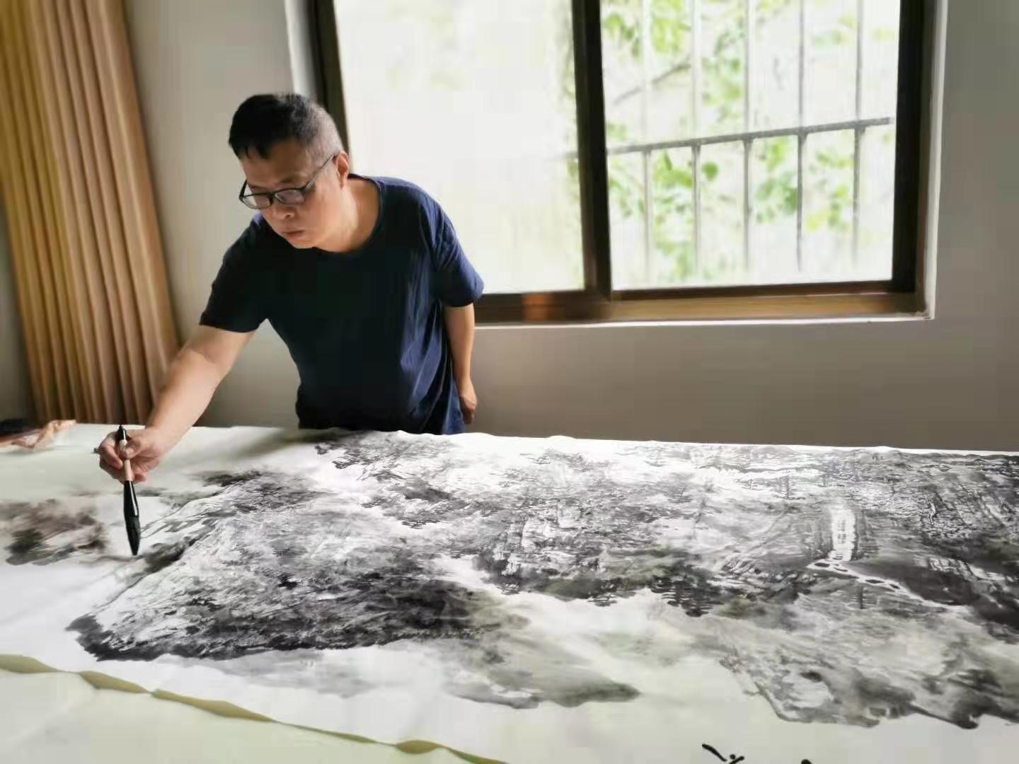 「环球艺术」中国山水画家【陈超】意幽势磅山水画