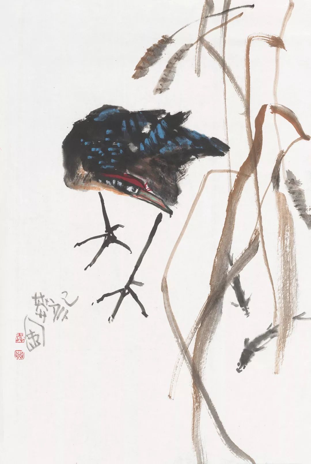 藏拍现场丨"莽园画展"开幕:一介狂狷只因浅表,与生命共鸣才是真相_郭