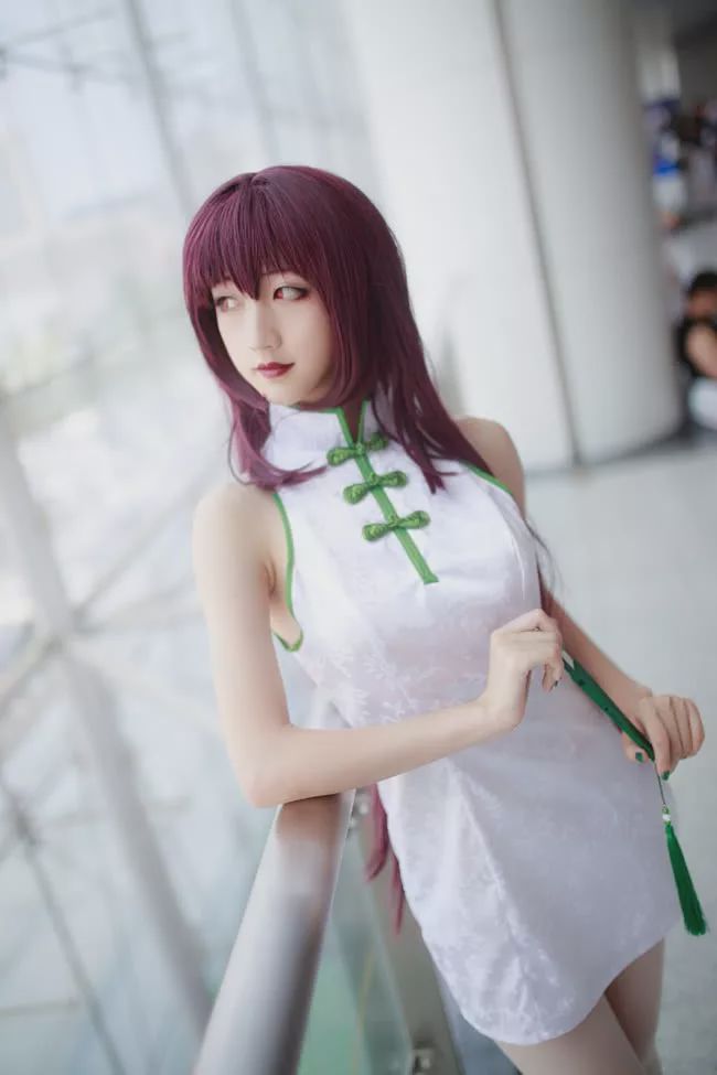 cosplay:《fate/grand order》旗袍斯卡哈@米朵