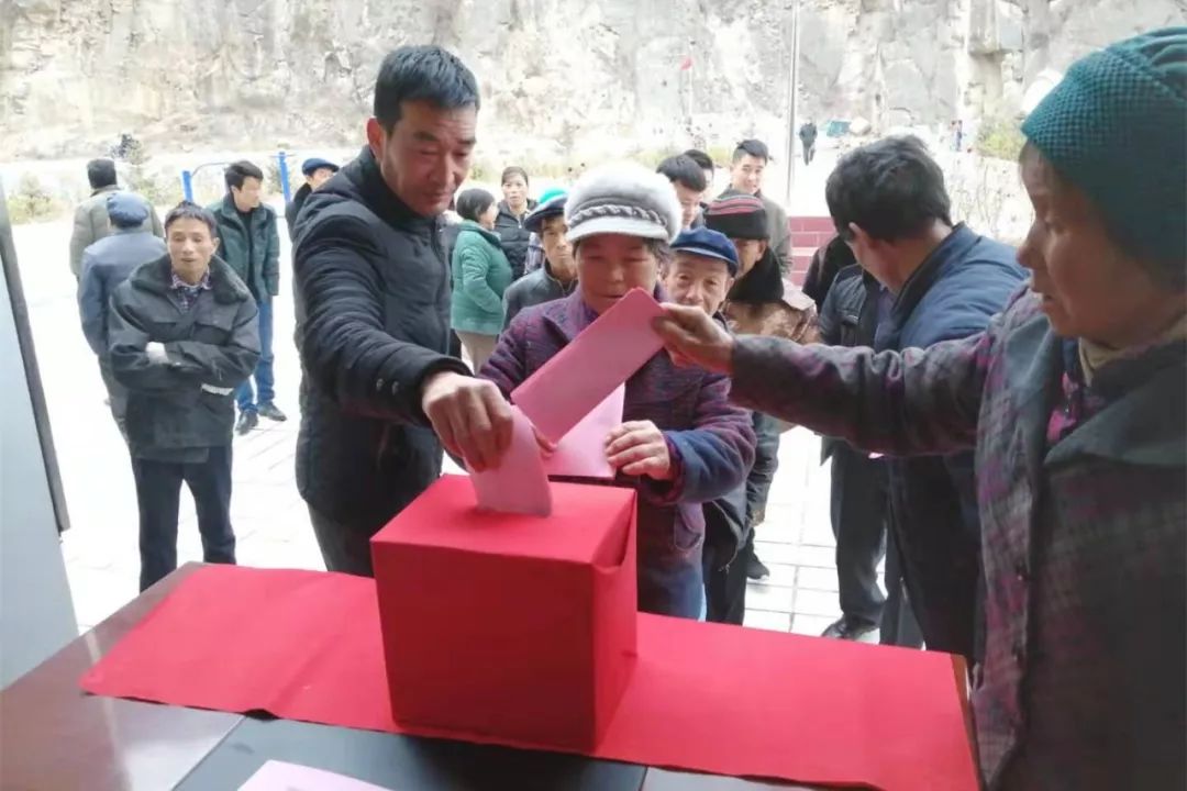 坚持原则择优选配严肃程序民主选举罗坝镇村党组织书记村委会主任一肩
