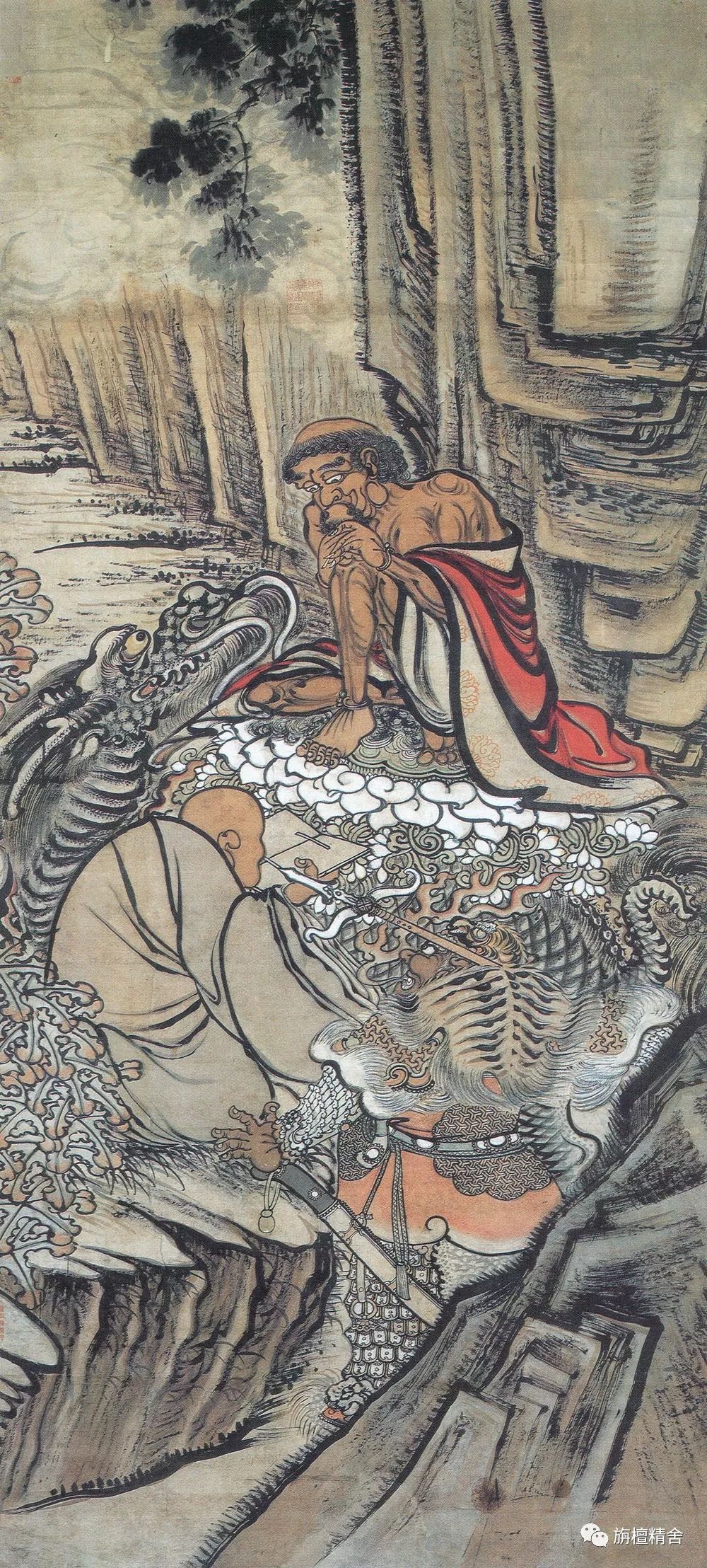 原创庐山栖贤寺五百罗汉图历险记