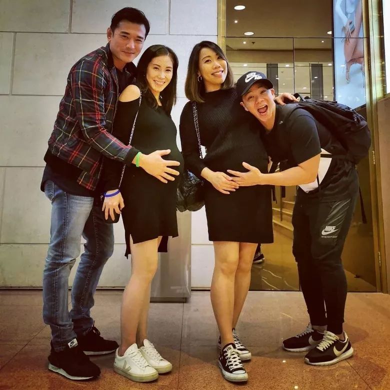 林子善日前带同老婆董佩欣,跟好友黄祥兴两公婆出外预祝圣诞节,两位大