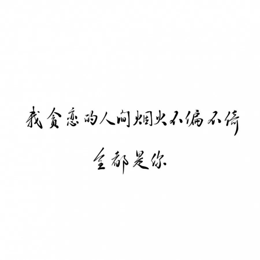 手写模板全都是你我贪恋的人间烟火不偏不倚中文作业