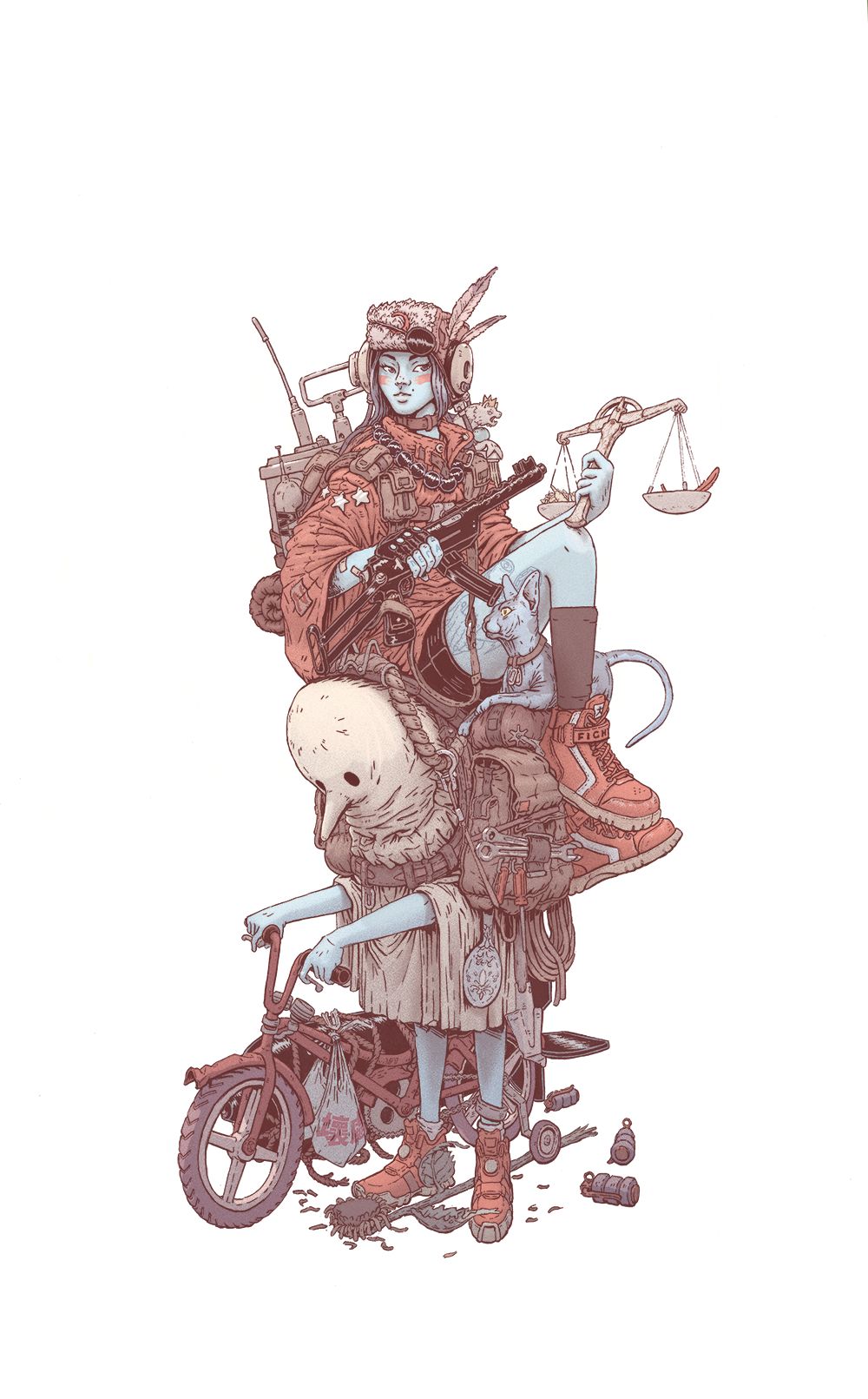 具有极强的视觉冲击力浓烈的机械朋克风