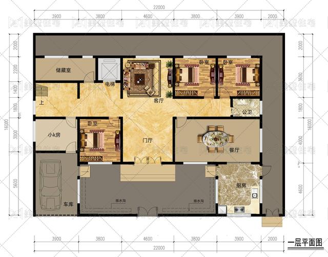 农村实用二层中式别墅,七间卧室带露台,老家建一栋最合适不过了_设计