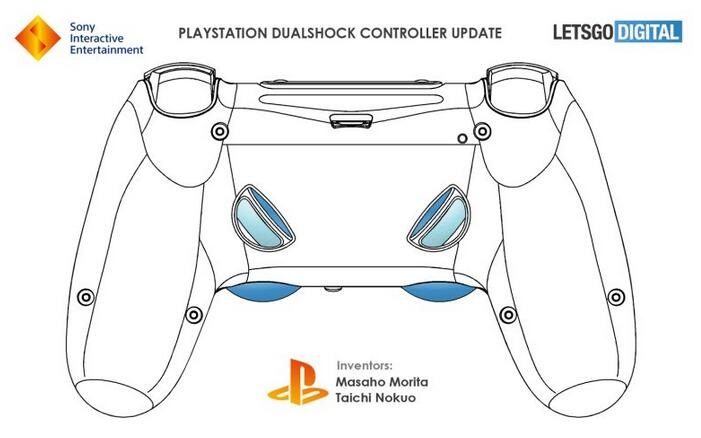 索尼PlayStation新手柄设计曝光：带有四个背键_按键