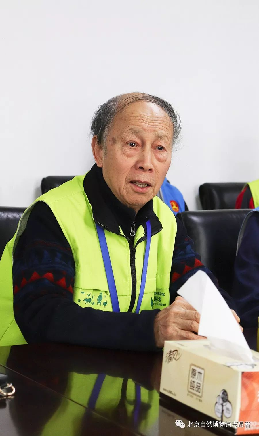 志愿者李树岩老师发言.