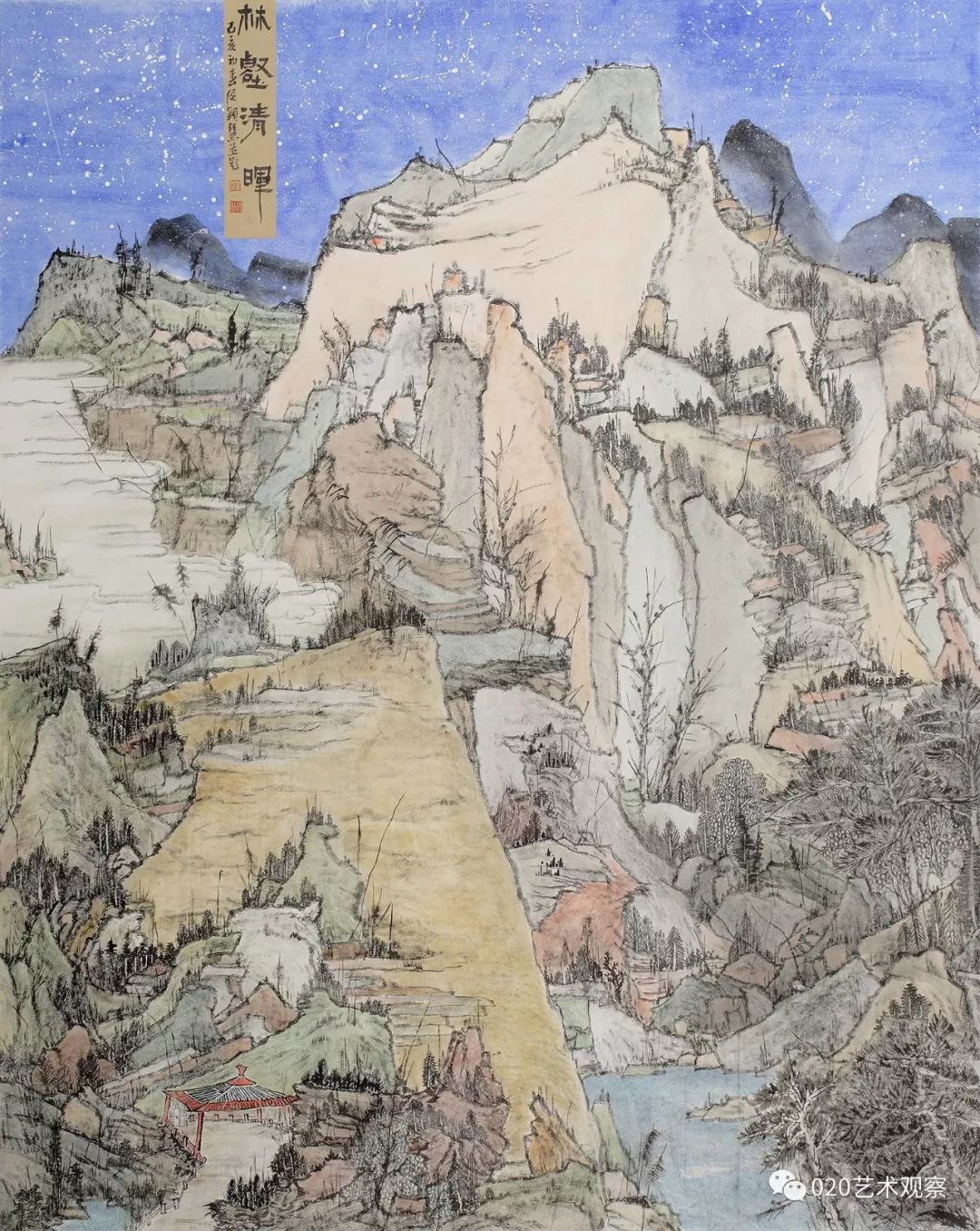 侯颖慧 林壑清晖 山东省 203cm×160cm胡长森 绿蔓秾阴春满园 湖北省