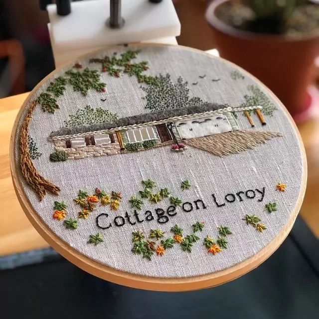 创意手工针织画 毛线除了织衣服还能作画?真是心灵手巧