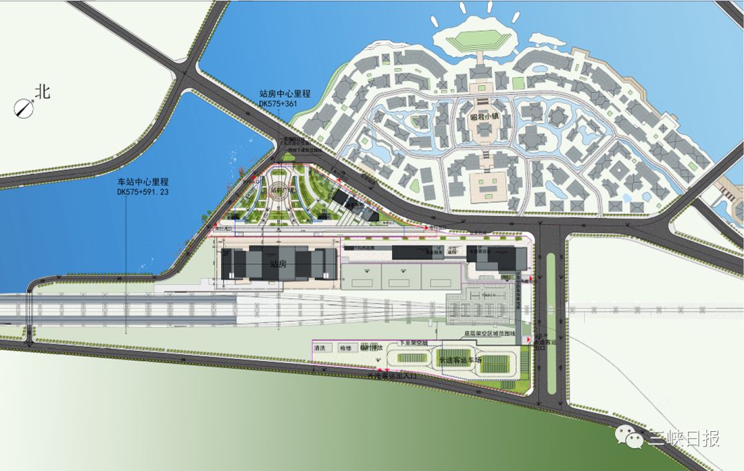 宜昌新添一座高铁站效果图曝光