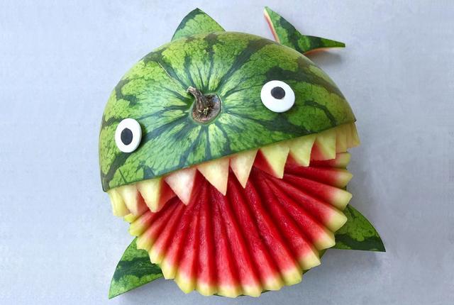 水果雕刻简单 小动物图片