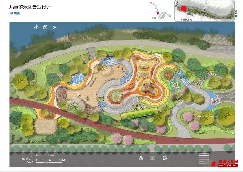 东山湿地公园g地块平面图东山湿地公园一期g地块北起金鸡路,南至