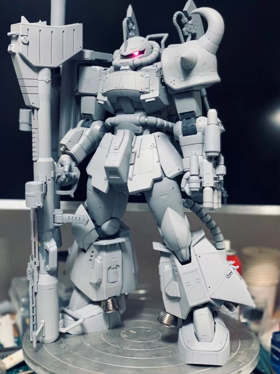 pg算个啥他竟然用megasize扎古改了一只兰巴拉尔专用老虎