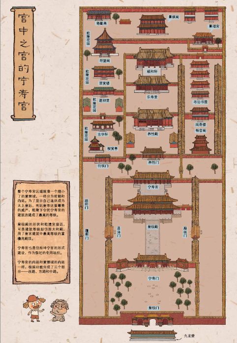 比如《慈宁宫》中,第一页原标题:"慈宁宫,皇帝妻子的养老院"表述不