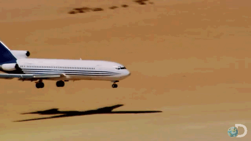 飞机起飞翅膀抖动动图图片