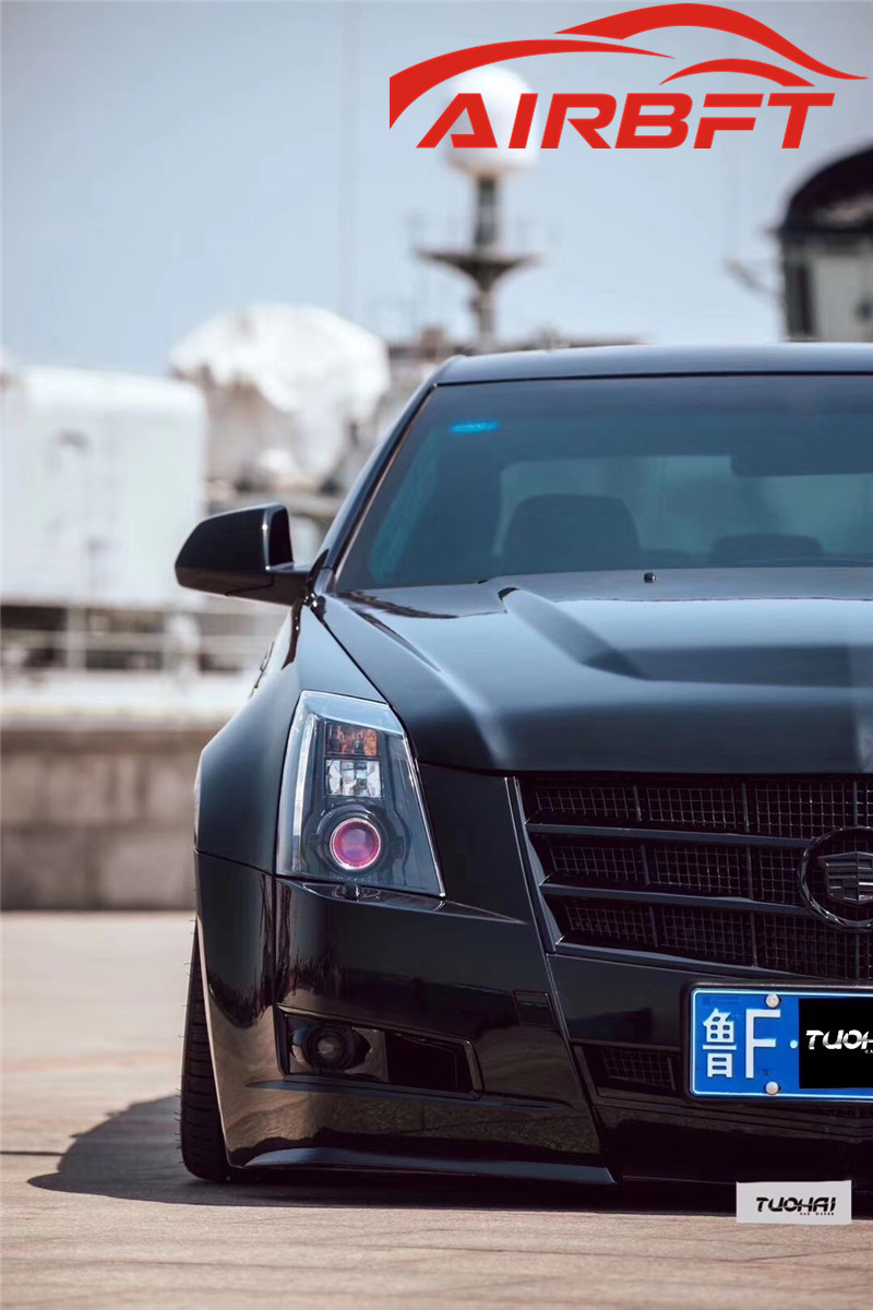 凯迪拉克cts改装案例airbft气动避震悬挂改装效果鉴赏