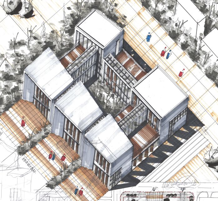 aa考研丨2020沈建建築快題解析