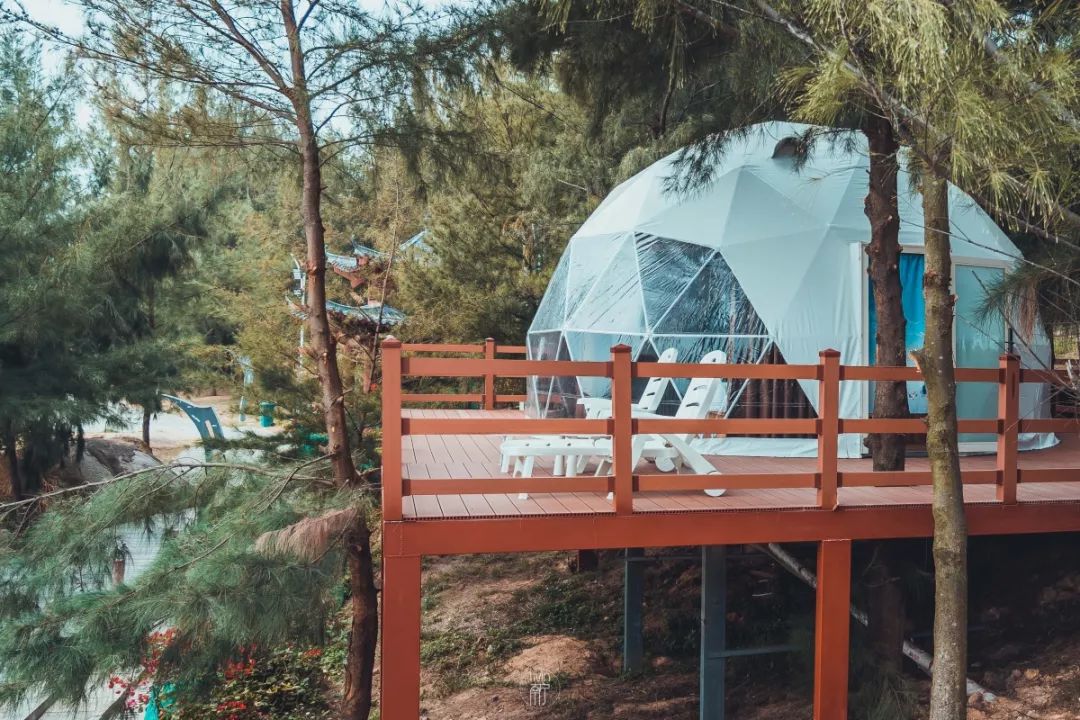 在三娘湾的星空气泡屋吹着海风数星星这趟跨年旅行我爱了