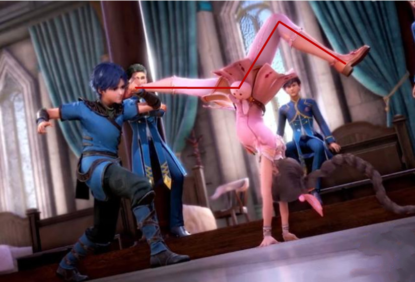 原创小舞打架腿功真好当看清出腿姿势羡慕唐三可以腿玩年