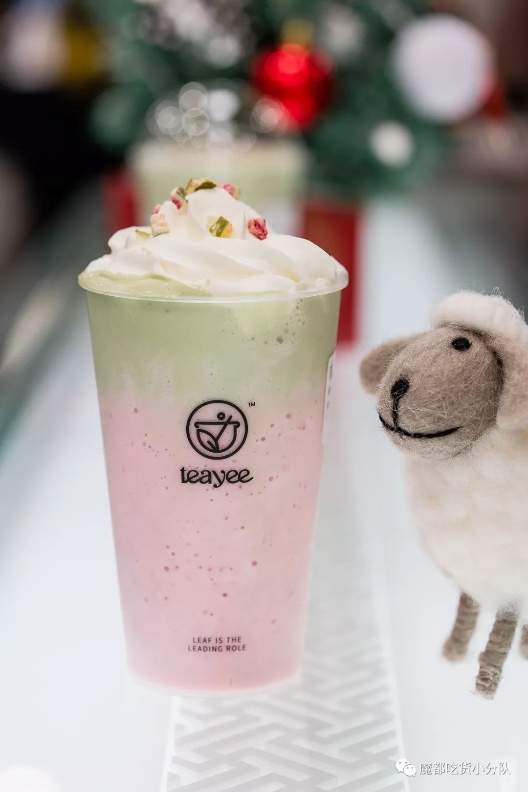 12月奶茶速递帽子茶蛋糕茶彩虹茶