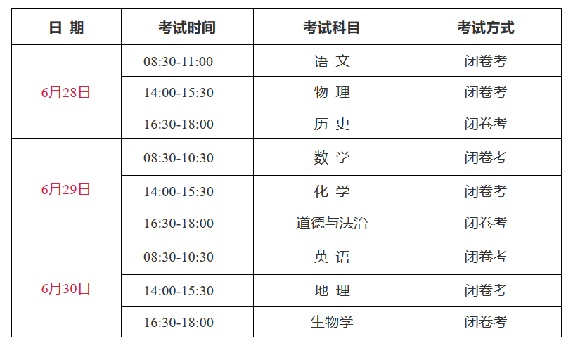 2020年云南省中考时间确定,昆明,曲靖抽考语文,物理!_考试