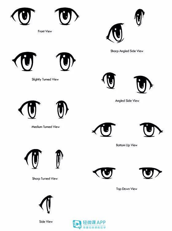 動漫人物眼睛怎樣畫才能更出彩?初學者畫眼睛教程_素材