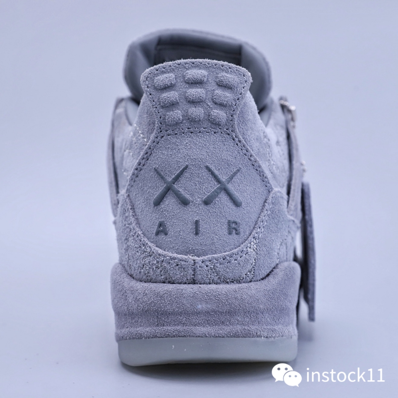 kaws x air jordan 4 "cool grey"aj4暴力熊联名乔4代,aj4联名kaws灰