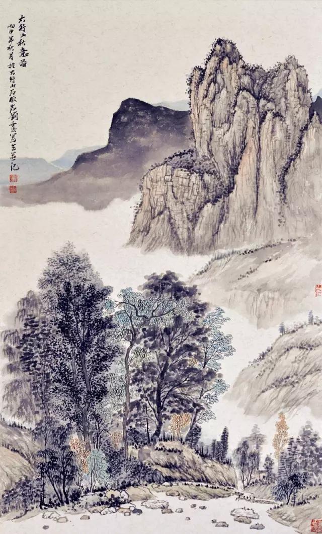 画家刘震2016年我在太行山写生的一些旧作展示