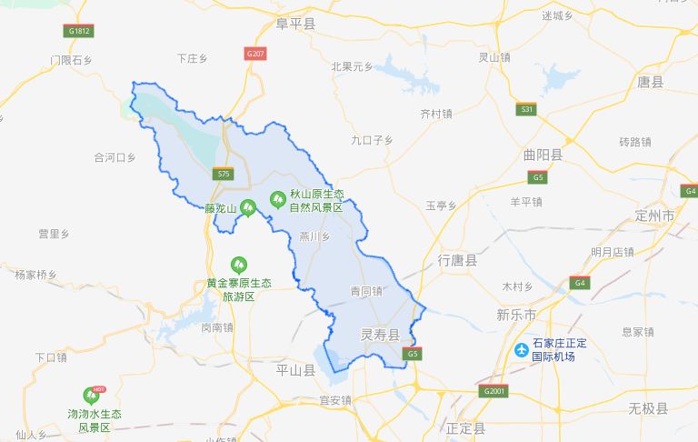 灵寿县狗台乡地图图片