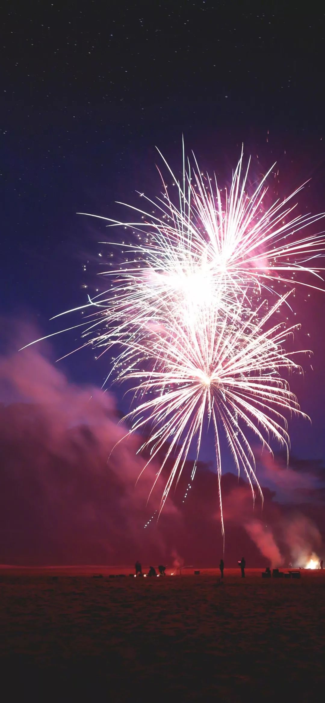 全面屏壁纸高清唯美烟花夜景壁纸精选