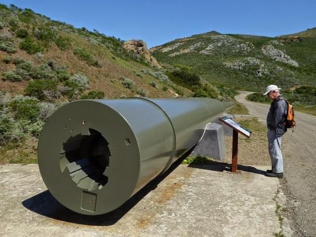 口径406毫米,20米长炮管,当年美国怕日本打到本土建造的巨炮