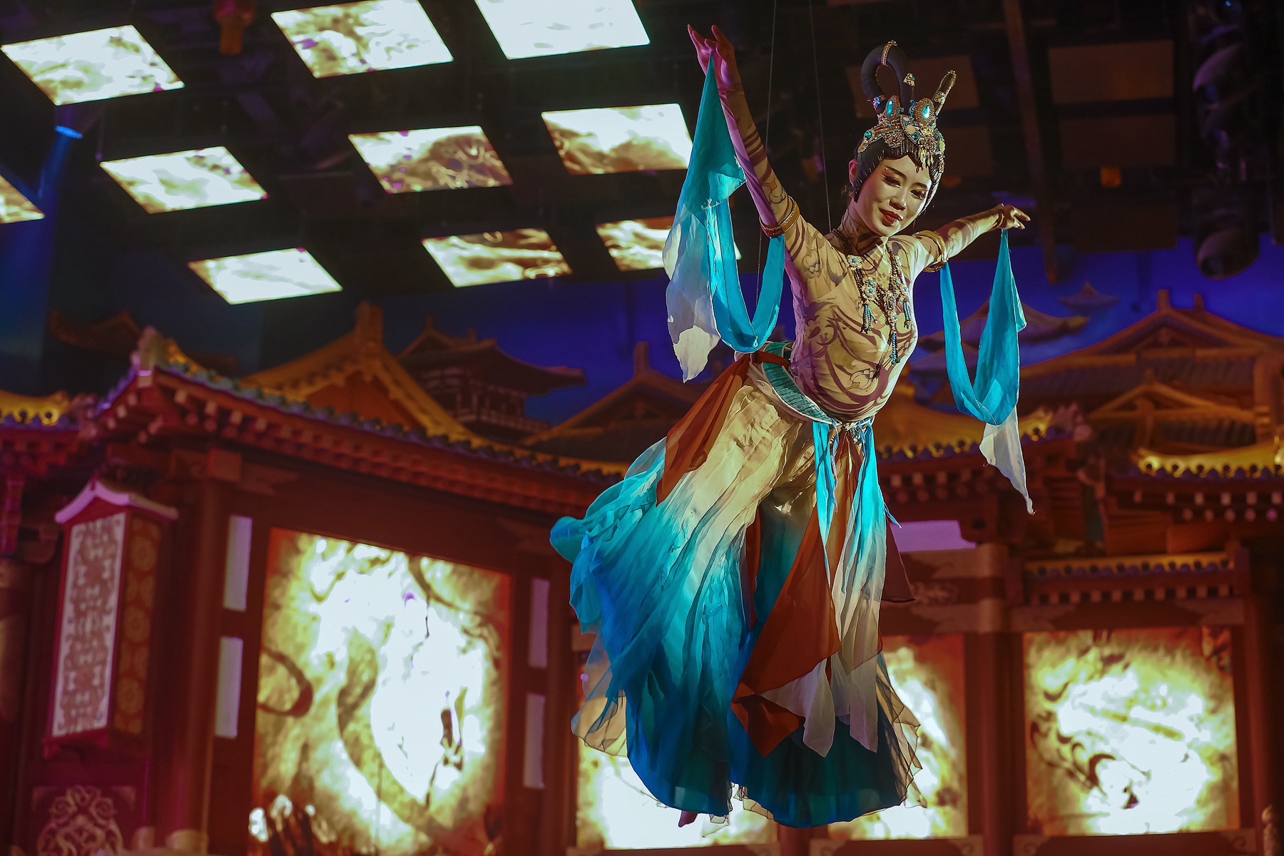 超时空唐乐舞剧梦回大唐黄金版震撼首演