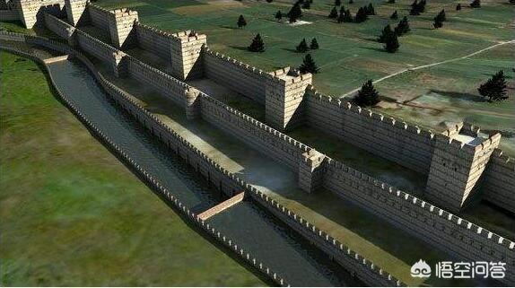 君士坦丁堡城墙俯视图图片