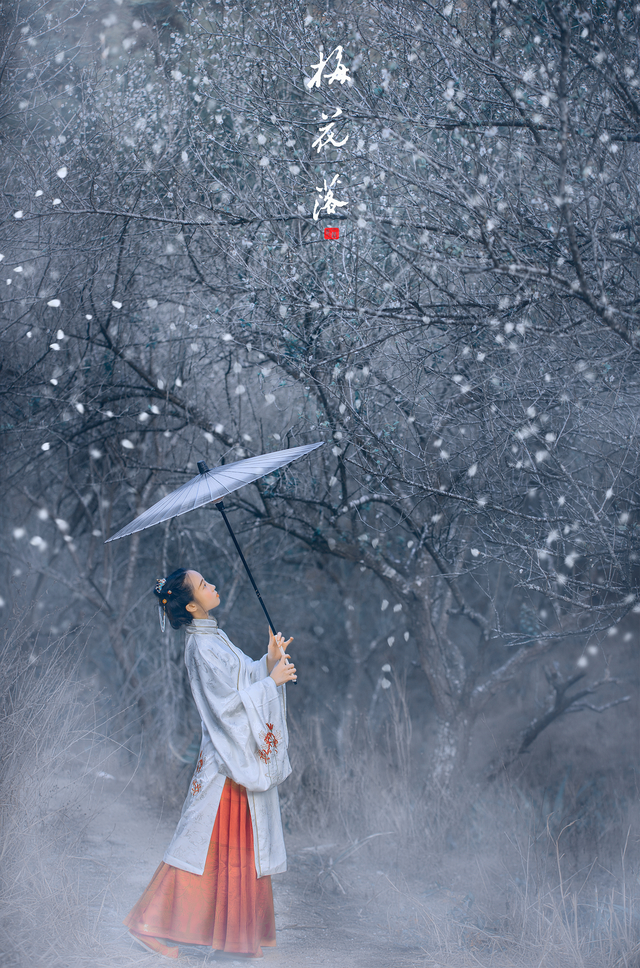 古风人像系列《梅花落》