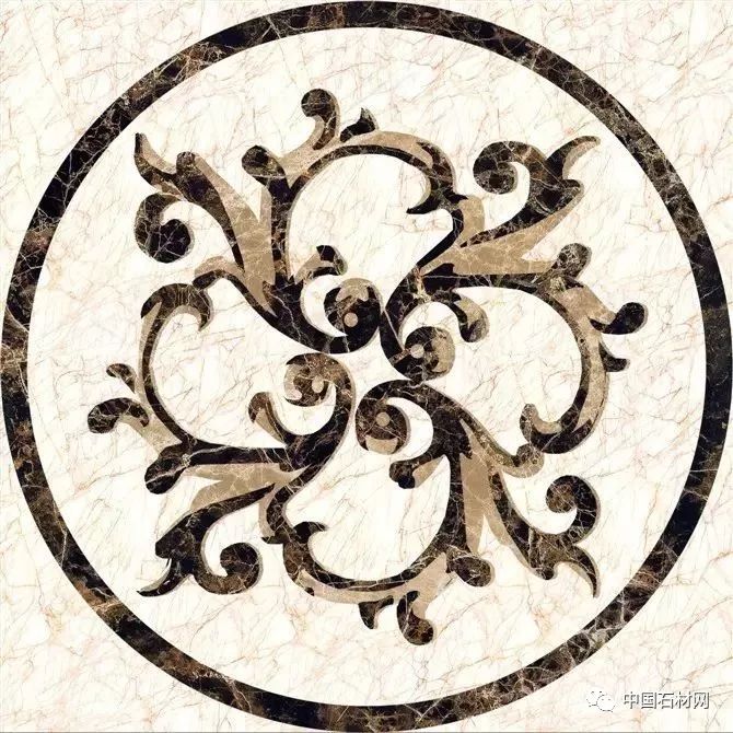 在现代奢华空间中,顶级大牌用大理石拼花"画龙点睛"