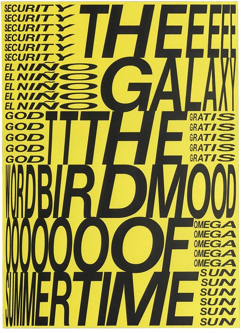 海报设计设计感十足的字母创意排版设计