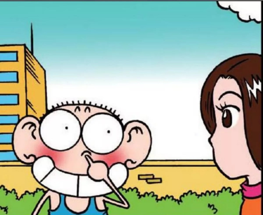 爆笑校园呆头向小茵发誓不挖鼻孔可当斑花提出要求时恨不得连脚都用上