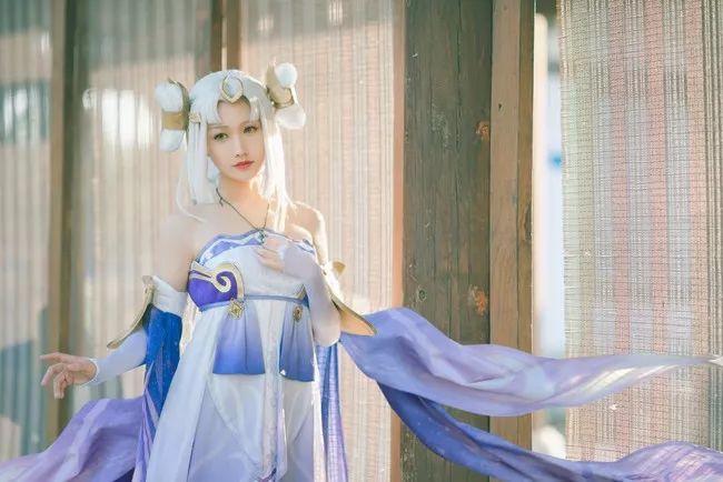 王者荣耀cos:月下佳人_嫦娥
