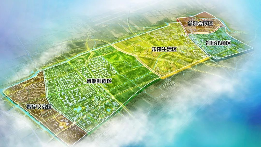 桐乡凤凰湖总部规划图片
