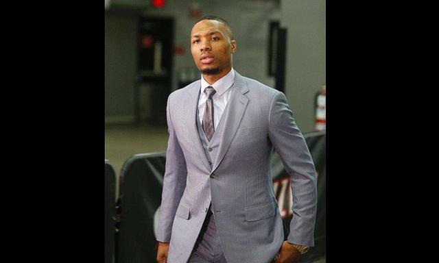 头发梳成大人模样,穿一身帅气西装,nba球星正装到底多帅