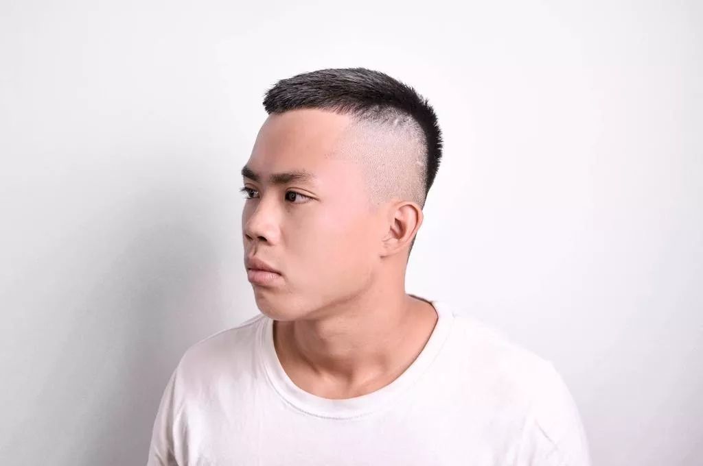 比如说剃边头(undercut),后梳剃边头(slickedback),平头(buzzcut)